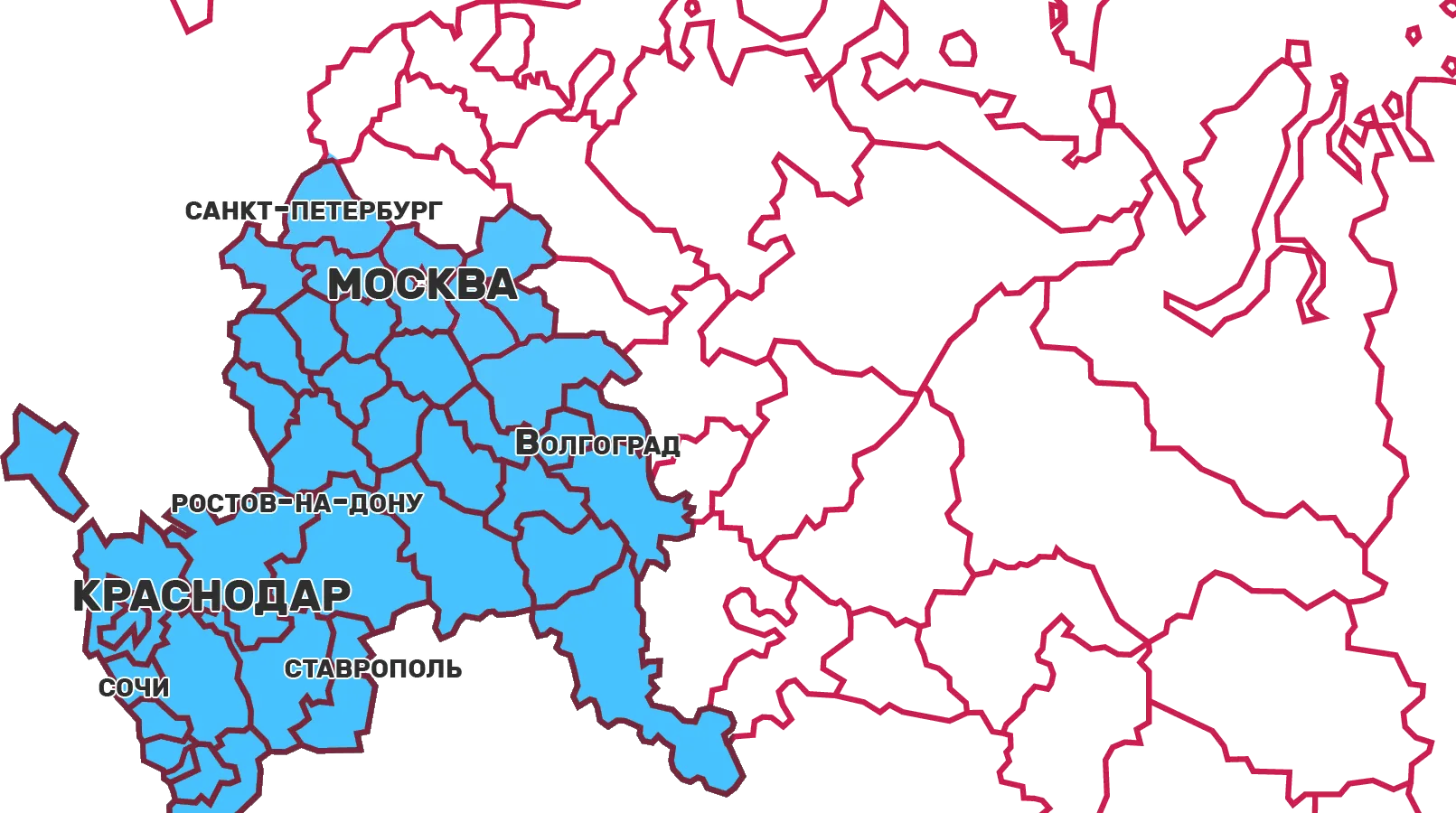 Карта в Пролетарске